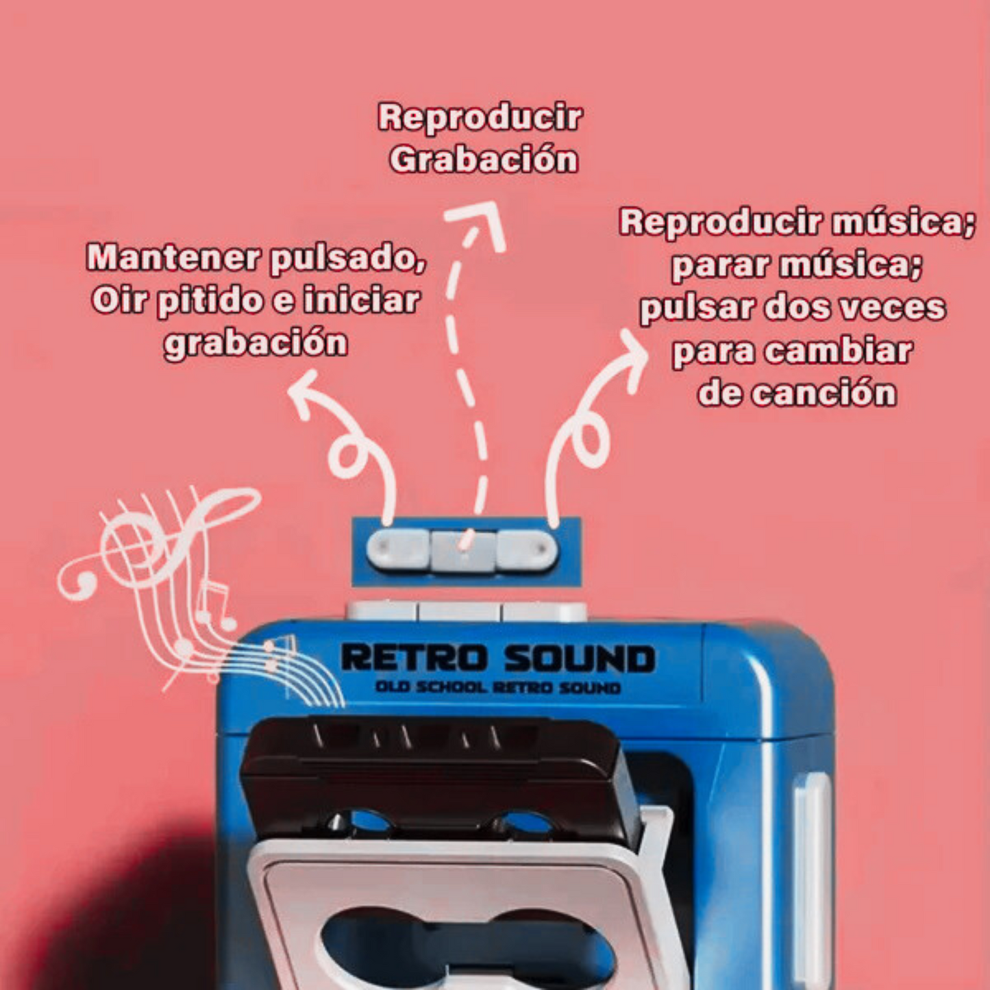 Llavero Retro Cassette