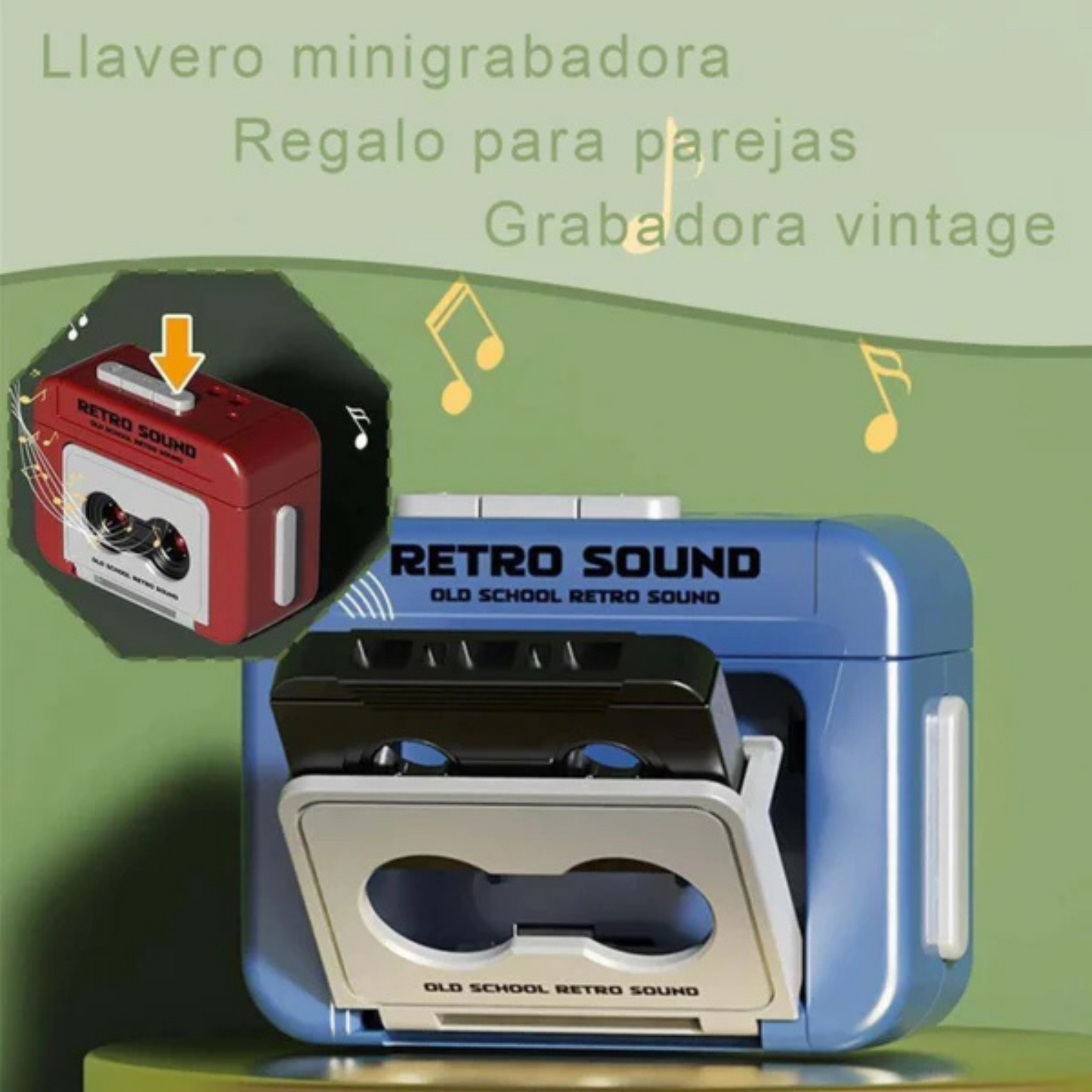 Llavero Retro Cassette